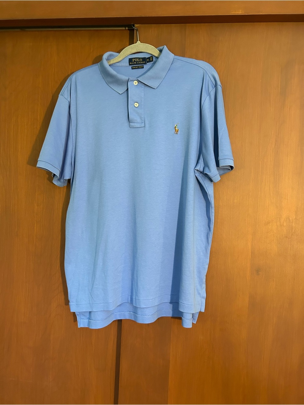 Ralph Lauren Polo Pima Cotton Polo in Light Blue